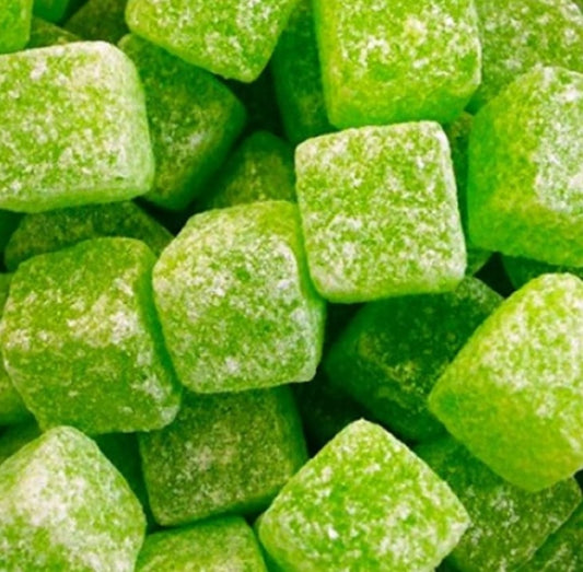 Apple Flavoured Hard Boiled Square Shaped Sweets - Halal